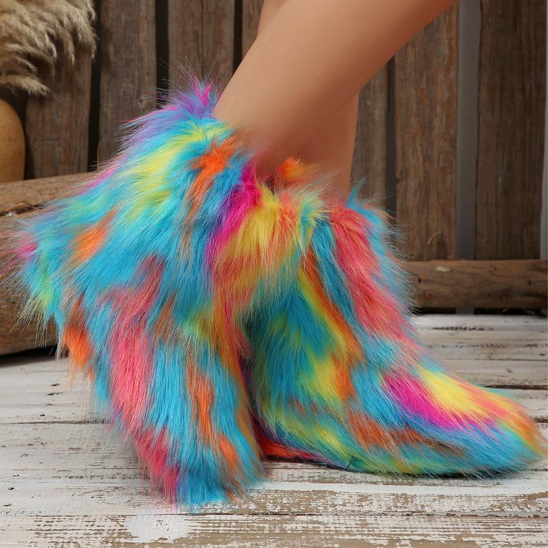 Stylische Damen-Winterboots – Warm gefütterte Mid-Snowboots mit Komfort